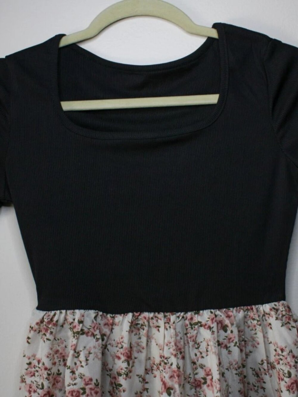 Womens Ditsy Floral Square Neck A Line Dress Cottagecore Spring Size XS - Picture 3 of 8